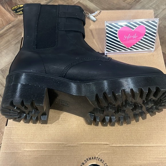 🖤DR MARTENS TAMELA BLACK WYOMING BOOTS NWT 🖤 - Picture 14 of 15